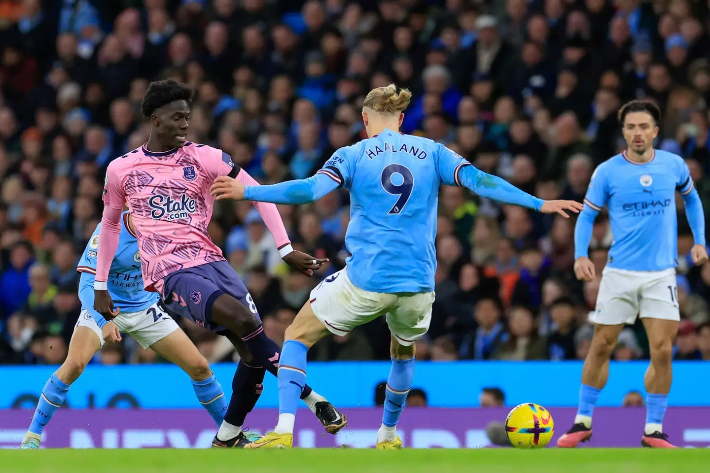 Onana in action against Manchester City. (Image