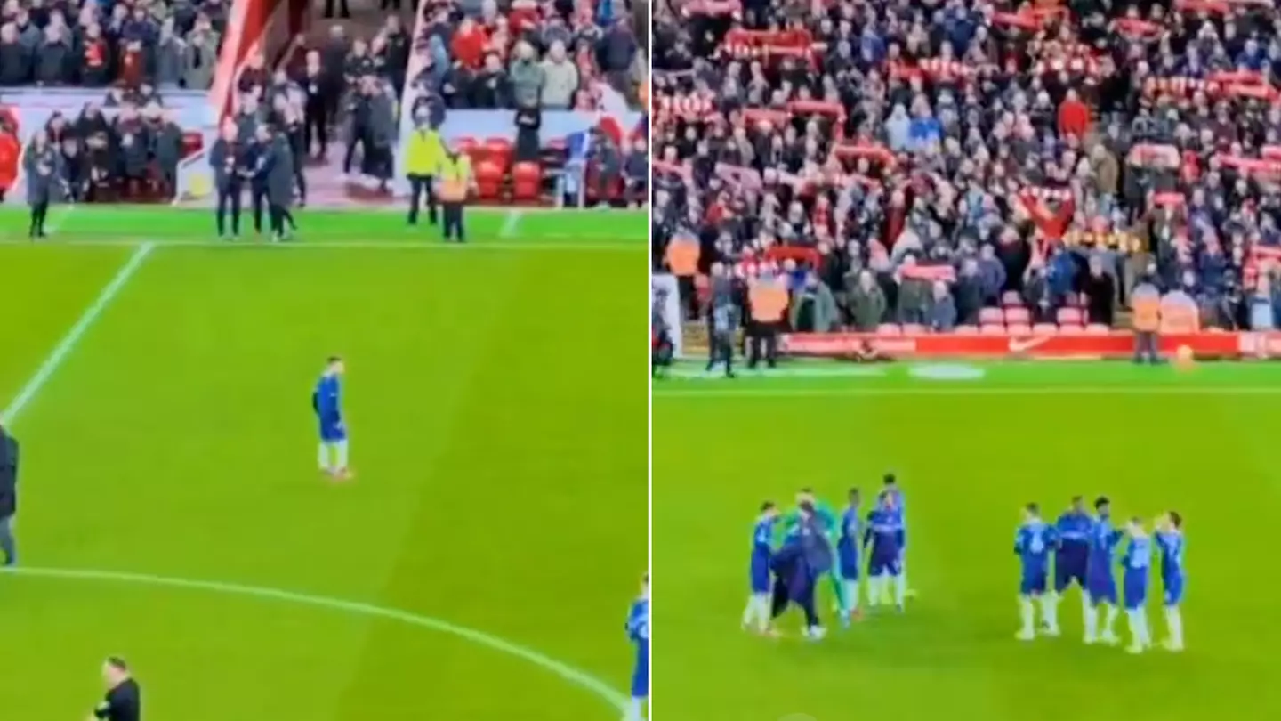 Fans disgusted with what Chelsea's players did to their own mascot vs Liverpool