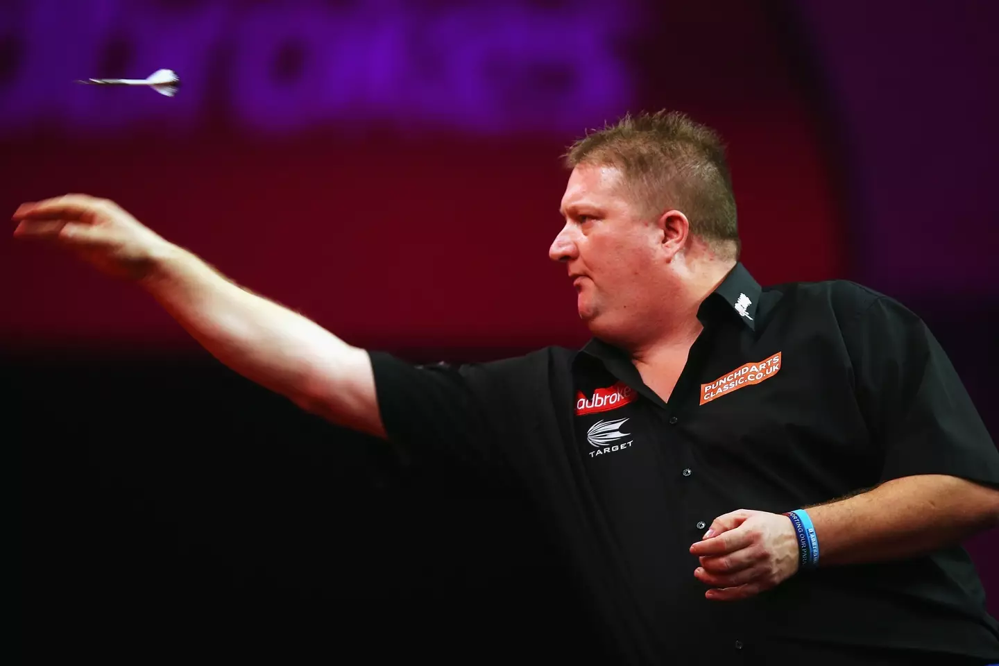 Colin Lloyd works for Sky Sports as a darts spotter. Image: Getty