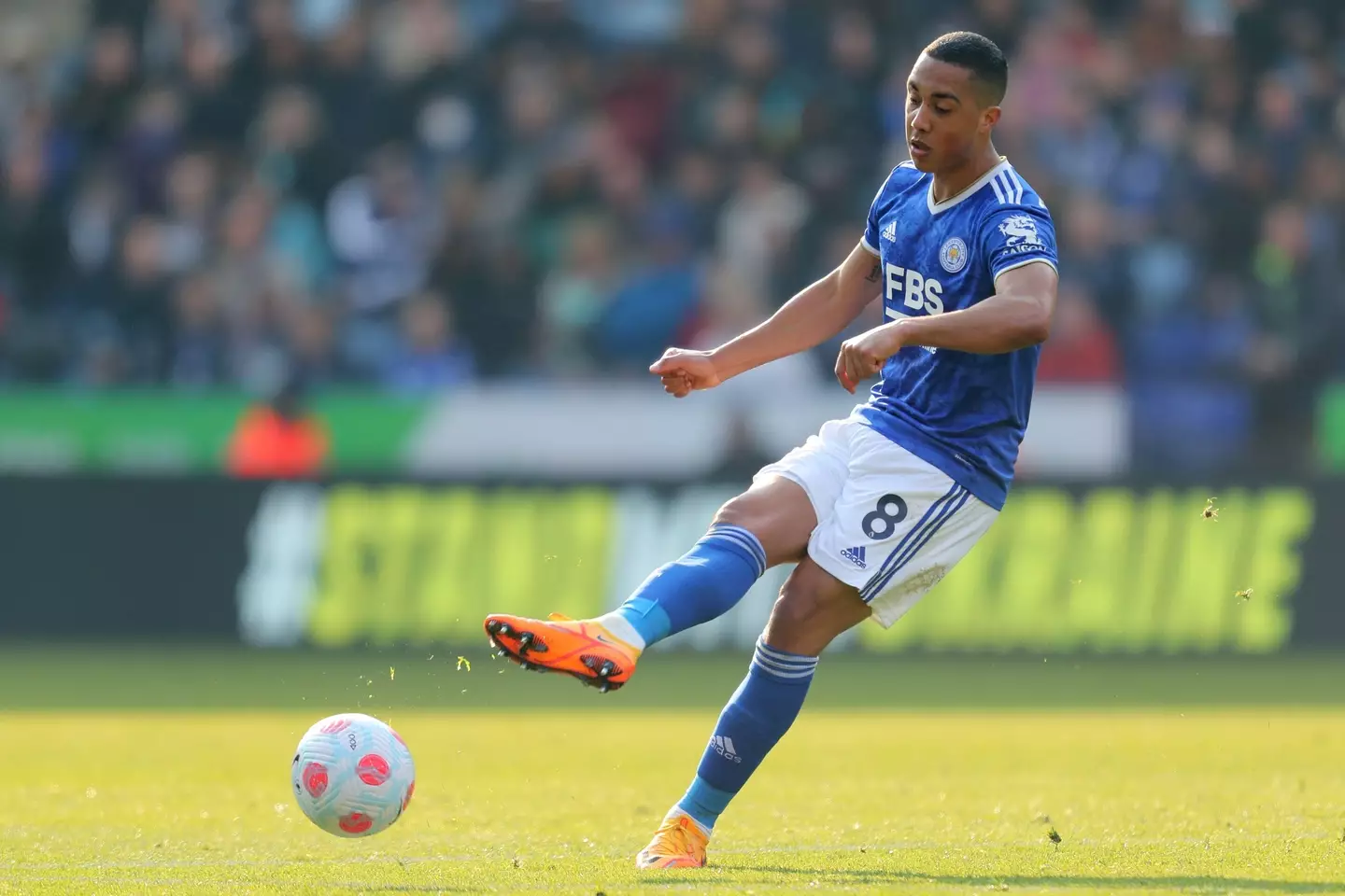 Youri Tielemans in action for Leicester City (Image