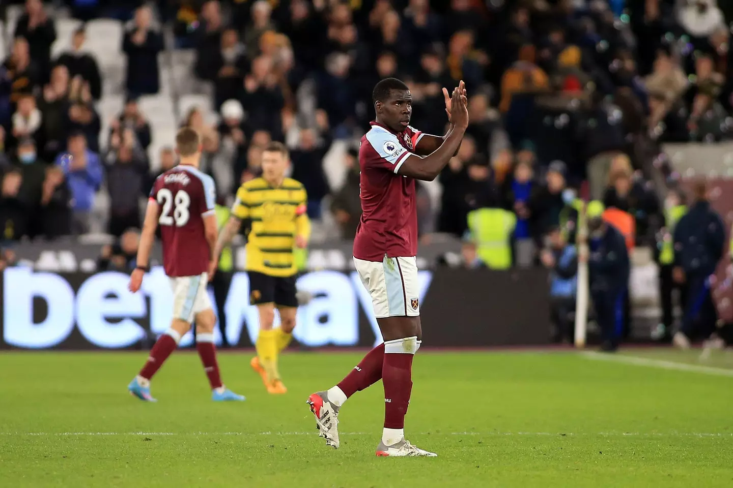 Zouma played against Watford on Tuesday. Image: PA Images