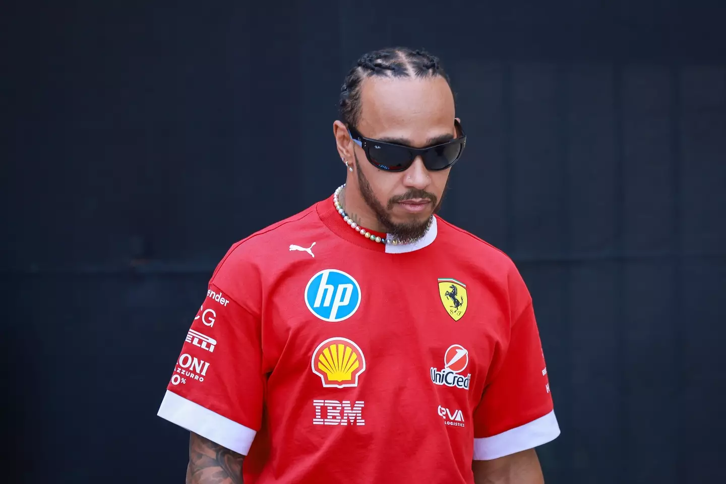 Lewis Hamilton made his official Ferrari debut this week in Bahrain. Image: Getty