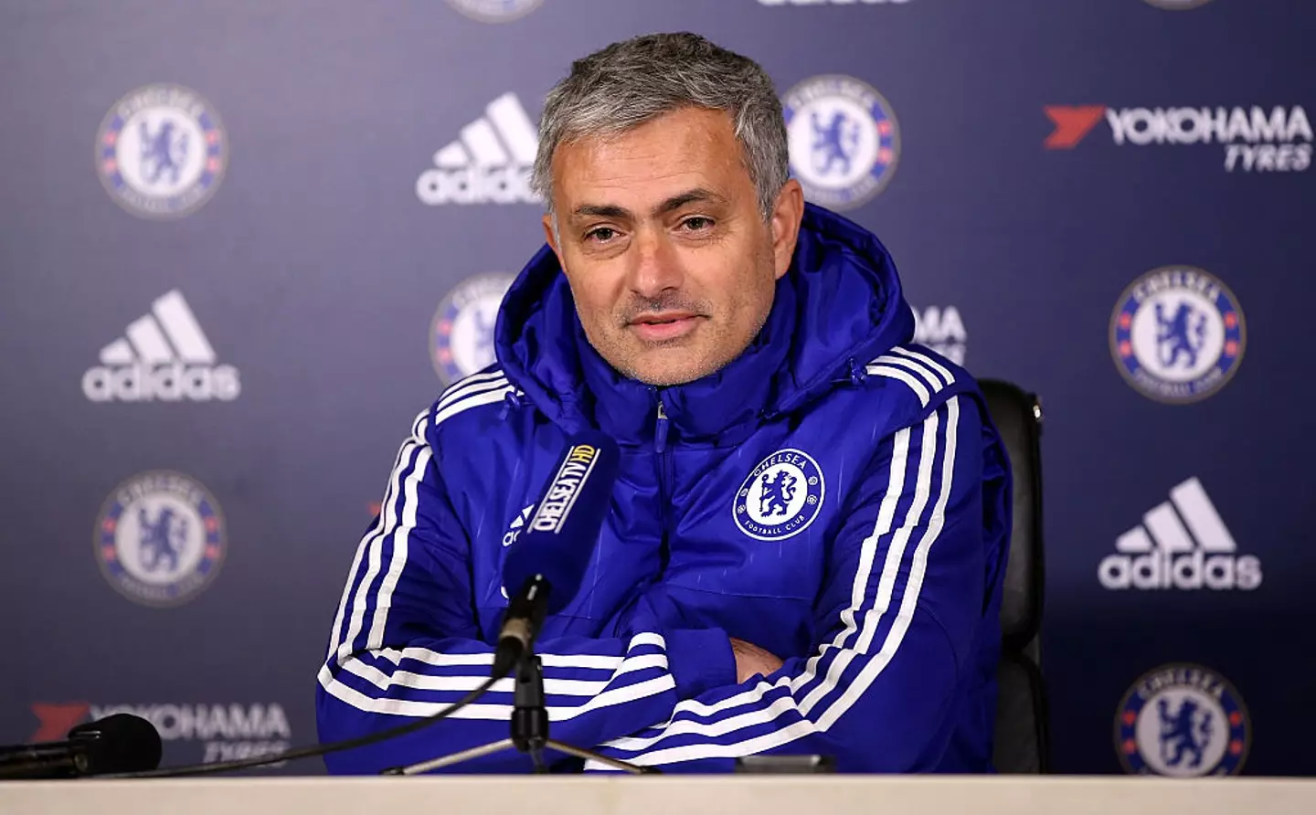 Jose Mourinho pictured in charge of Chelsea in 2015 (