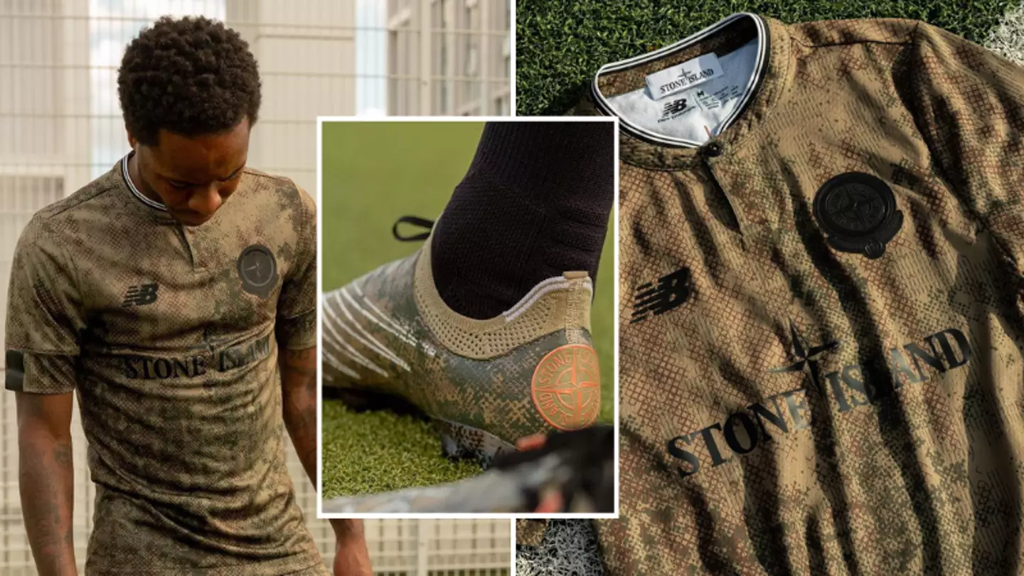 Stone Island are releasing a kit and football boots and it's time to get the badge in