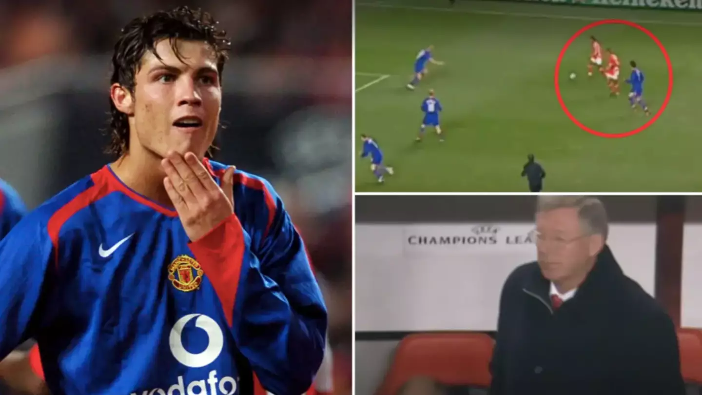 The one time Sir Alex Ferguson gave Cristiano Ronaldo the hairdryer treatment is a fascinating watch