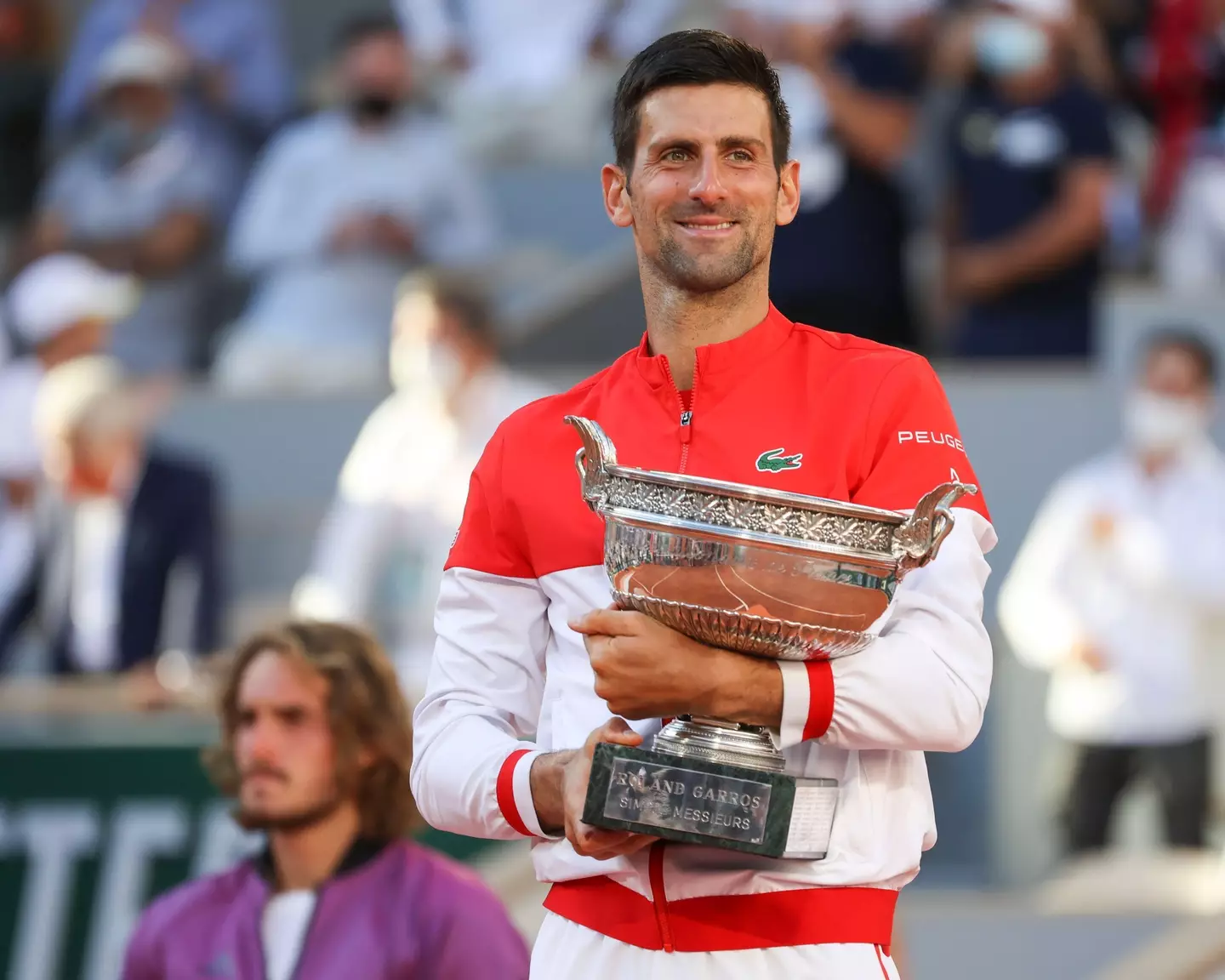 Djokovic won on the clay of Roland Garros last year. Image: PA Images