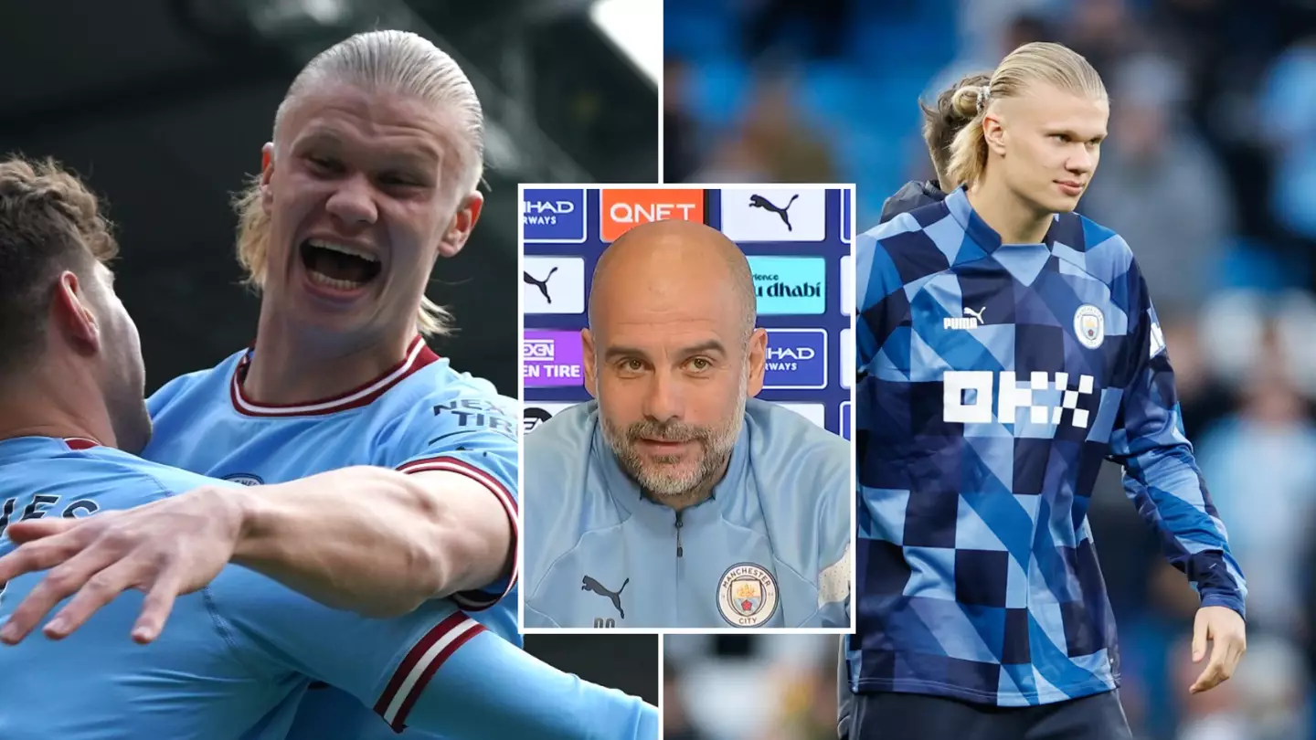 Pep Guardiola explains Erling Haaland's half-time substitution