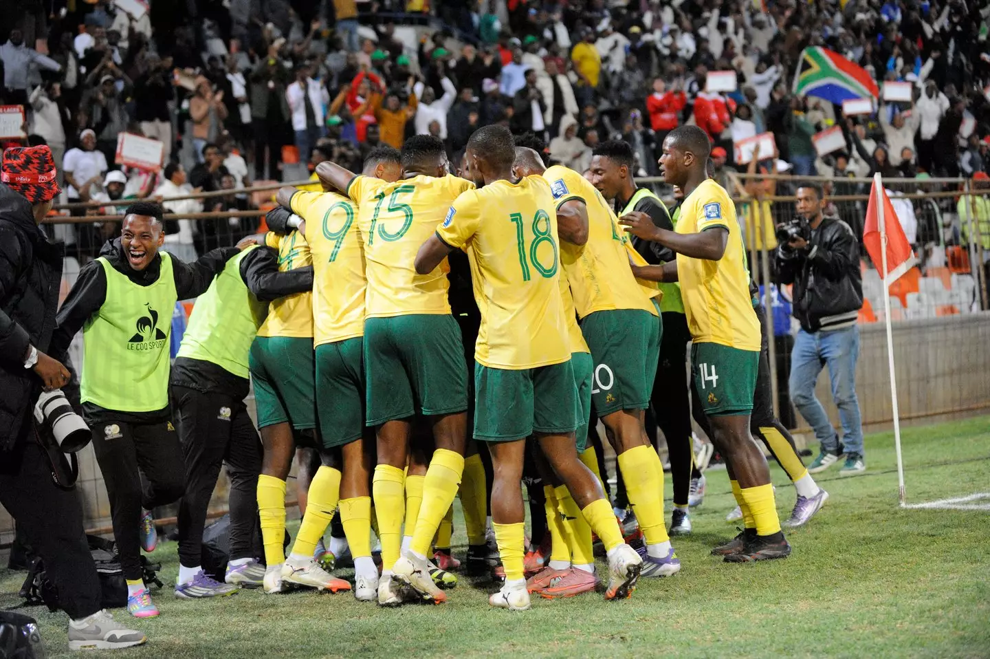 South Africa top Group C of the African World Cup qualifiers. Image: Getty