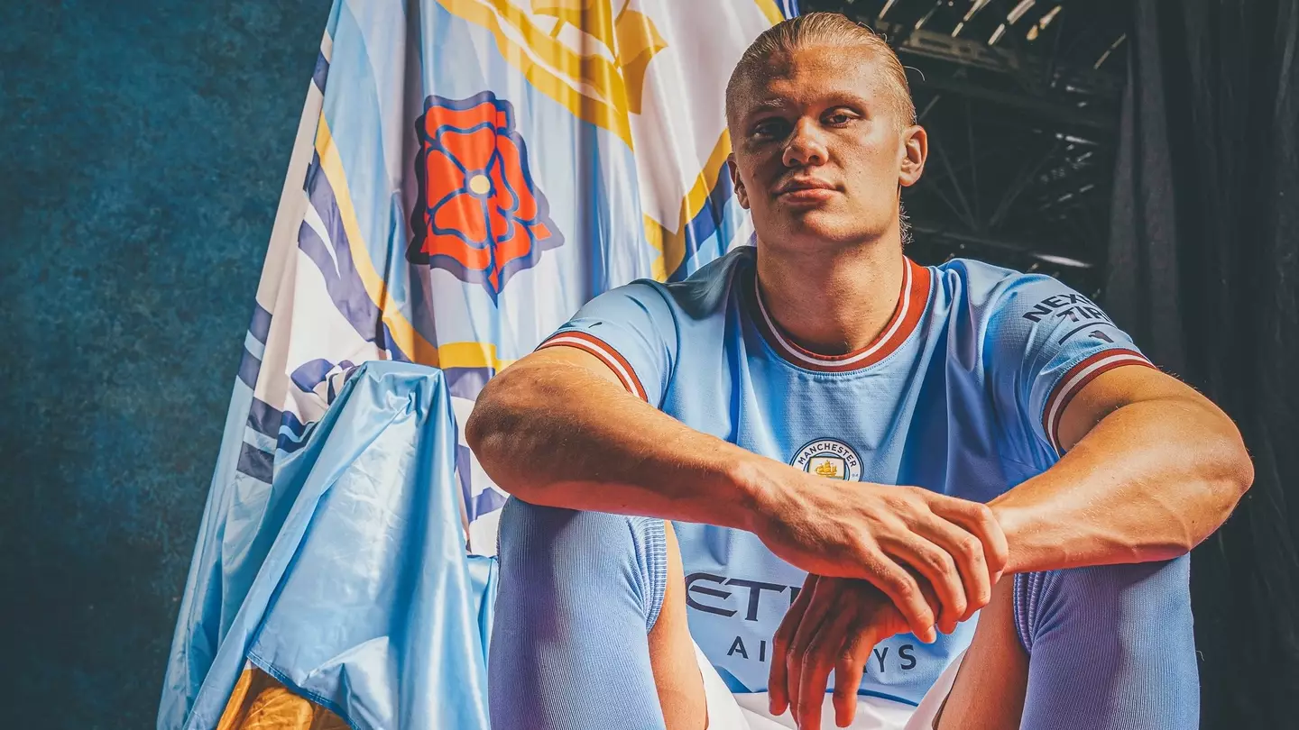 Manchester City have announced a five-year deal for Erling Haaland to join the club from Borussia Dortmund. (Photo via ManCity.com / Manchester City)