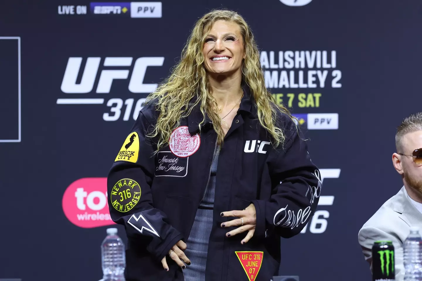 Kayla Harrison faces Julianna Pena for the UFC women's bantamweight title at UFC 316. Image: Getty