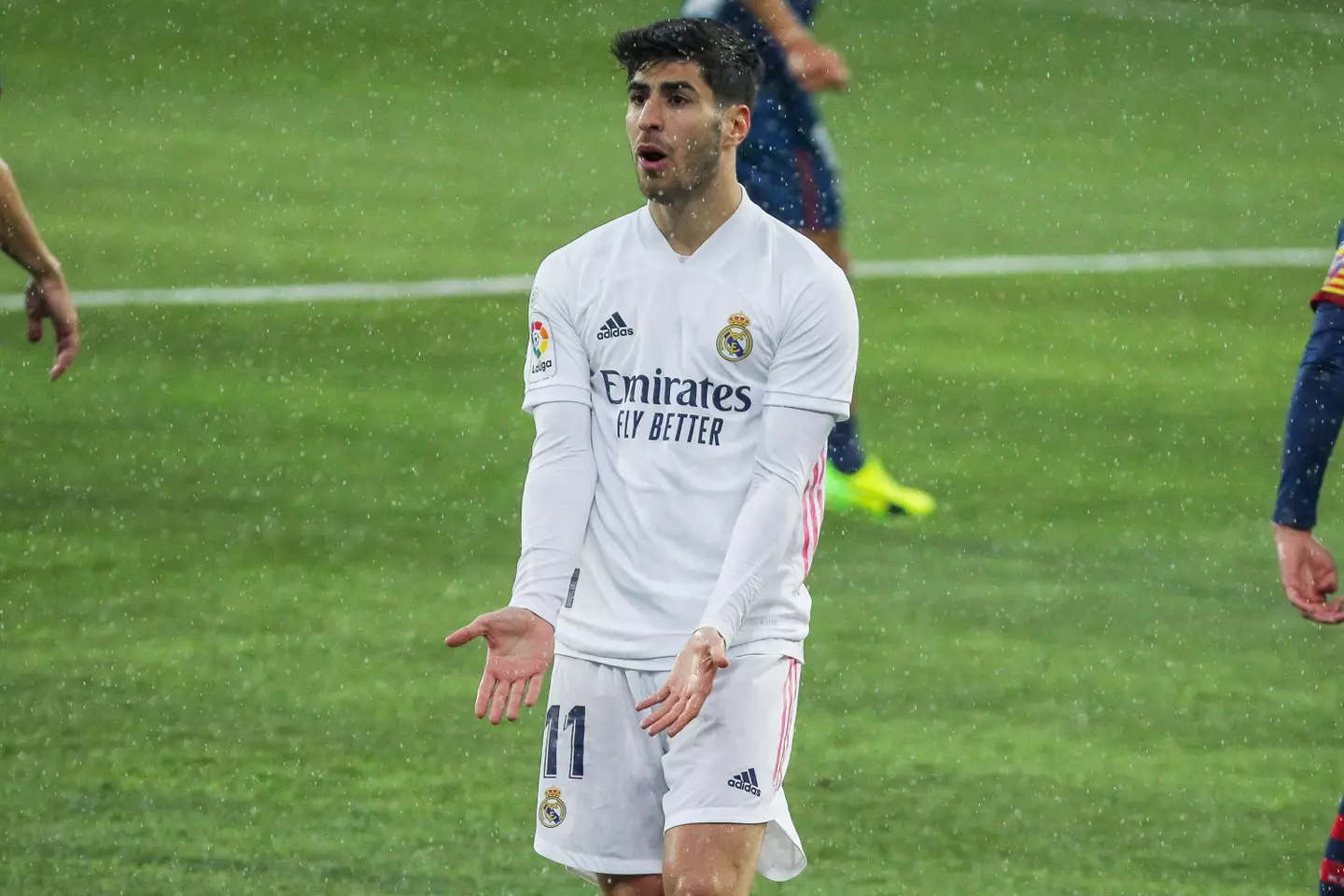 Marco Asensio of Real Madrid is rumoured to leave the club. (Alamy)