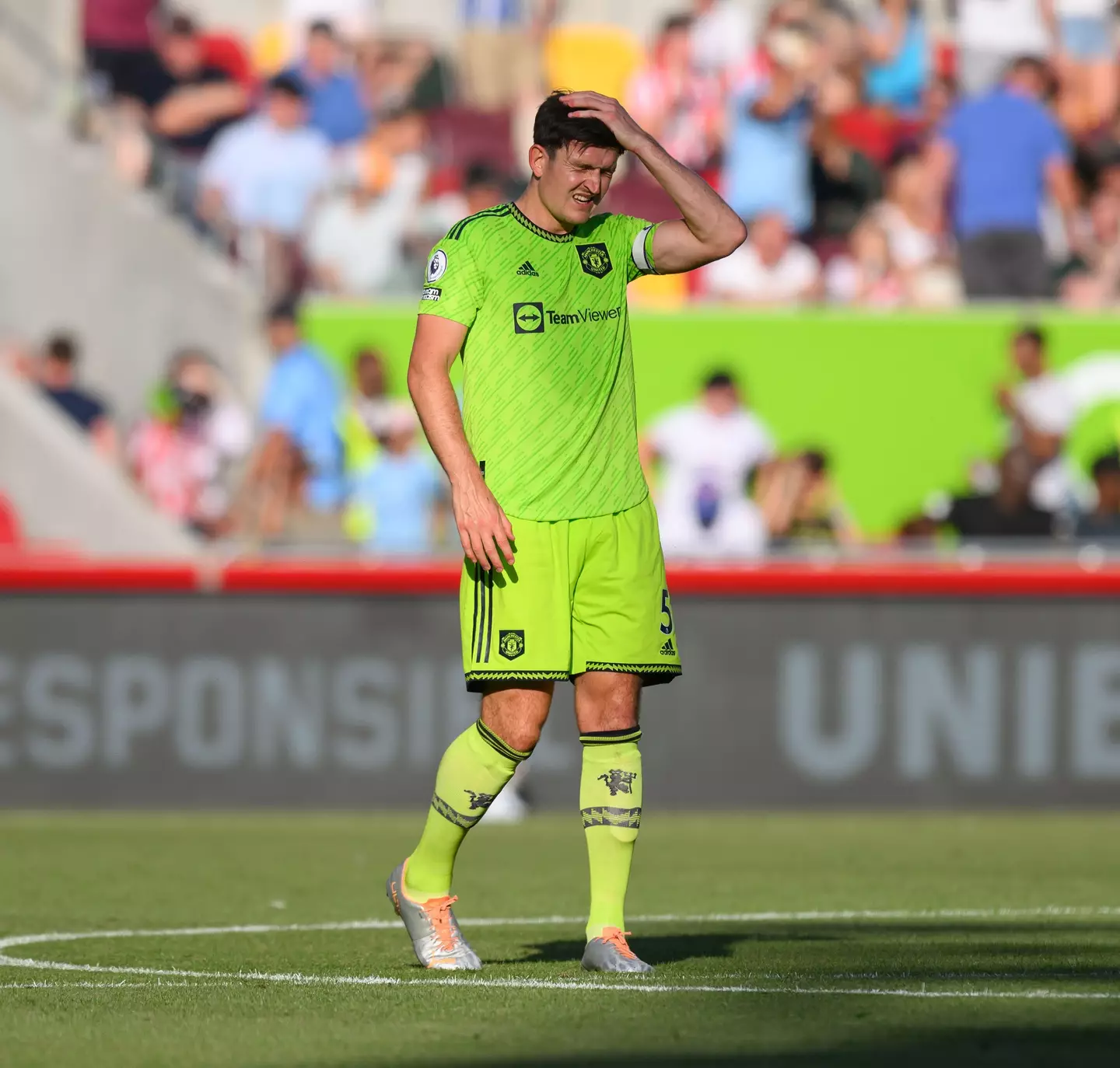 Maguire started both of United's defeats to Brighton and Brentford (Image: Alamy)