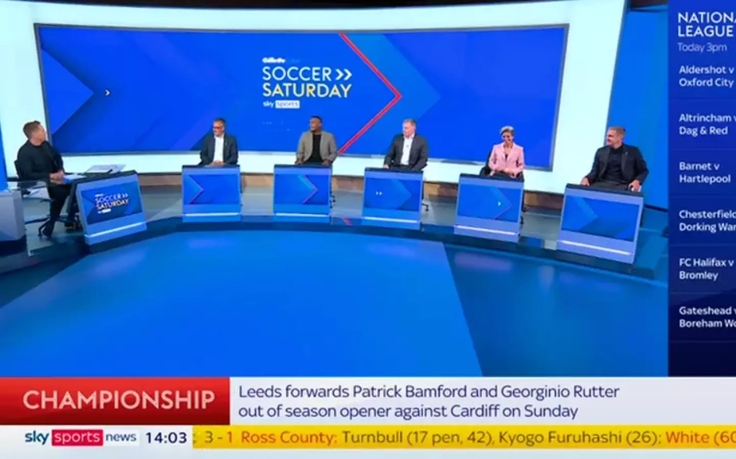 Soccer Saturday's new layout