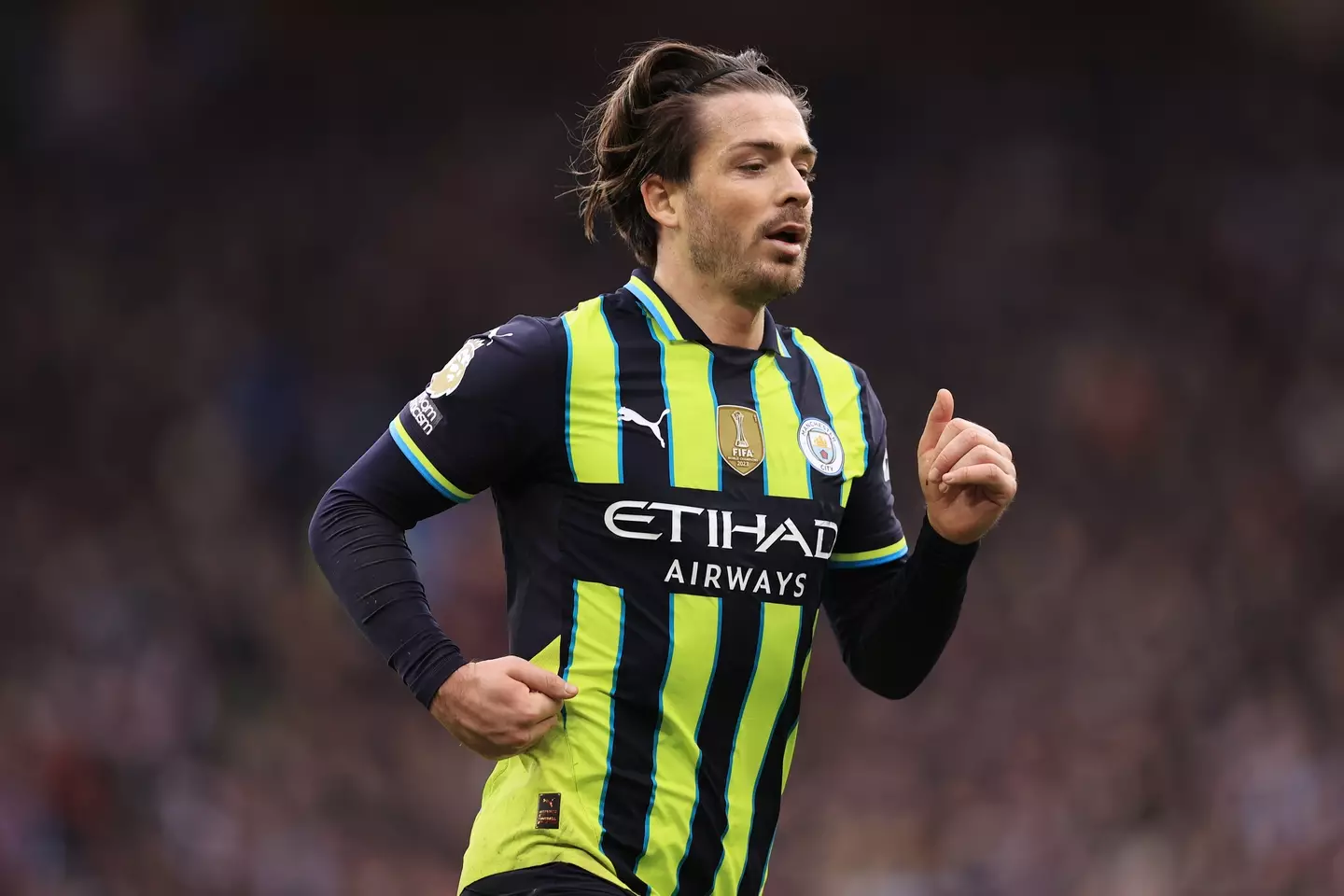 Jack Grealish in action for Manchester City. Image: Getty