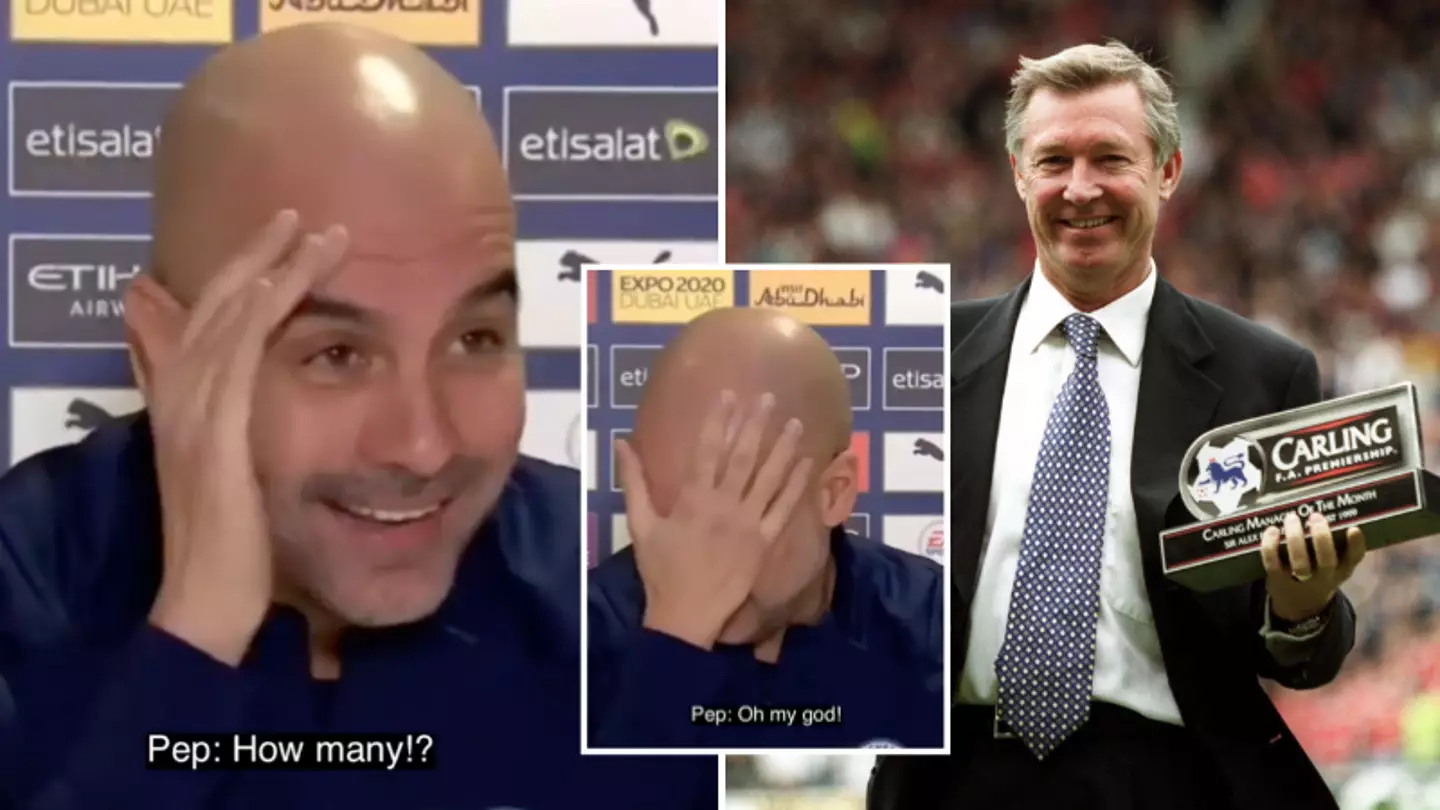 Pep Guardiola Told How Many 'Manager Of The Month' Awards Sir Alex Ferguson Won, He Couldn't Believe It