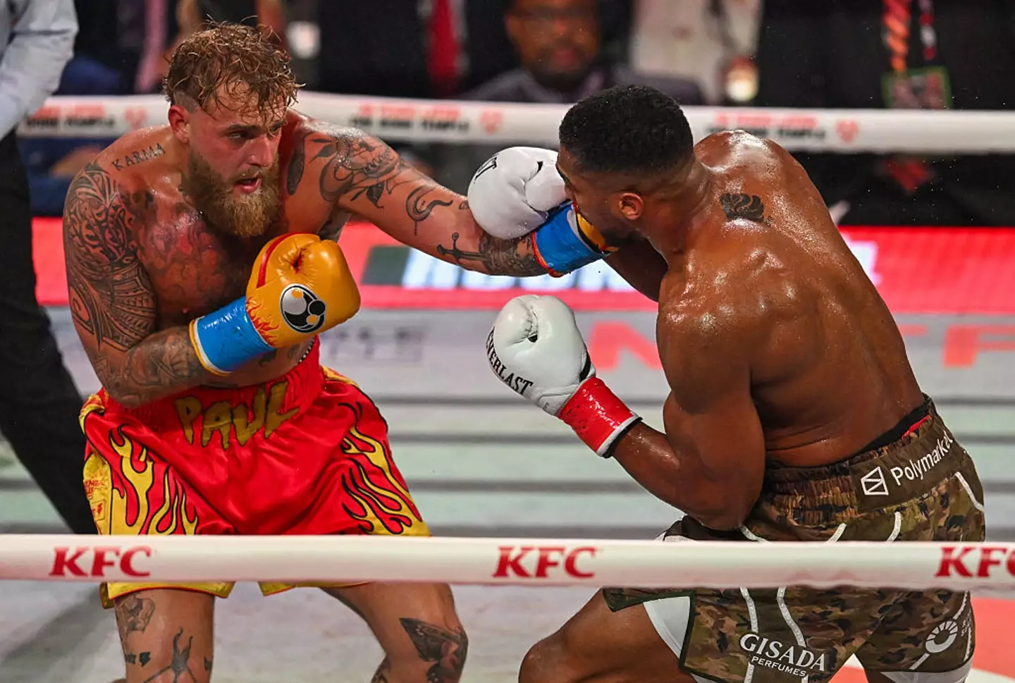 Jake Paul suffered a broken jaw (Credit:Getty)