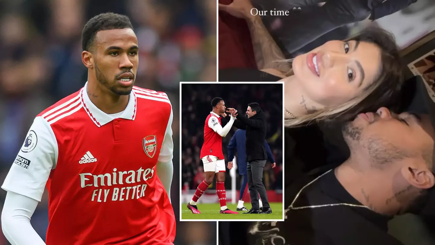 Arsenal fans think Gabriel has a giant Mikel Arteta poster on his wall at home