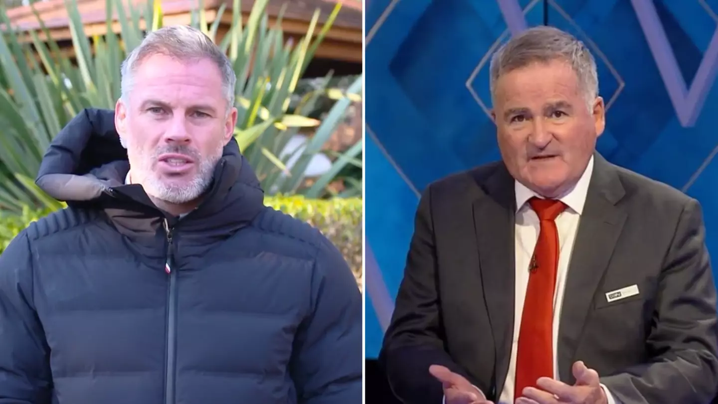 Jamie Carragher calls Richard Keys "a sad desperate man" and says he's attacking him because he "works for Sky"