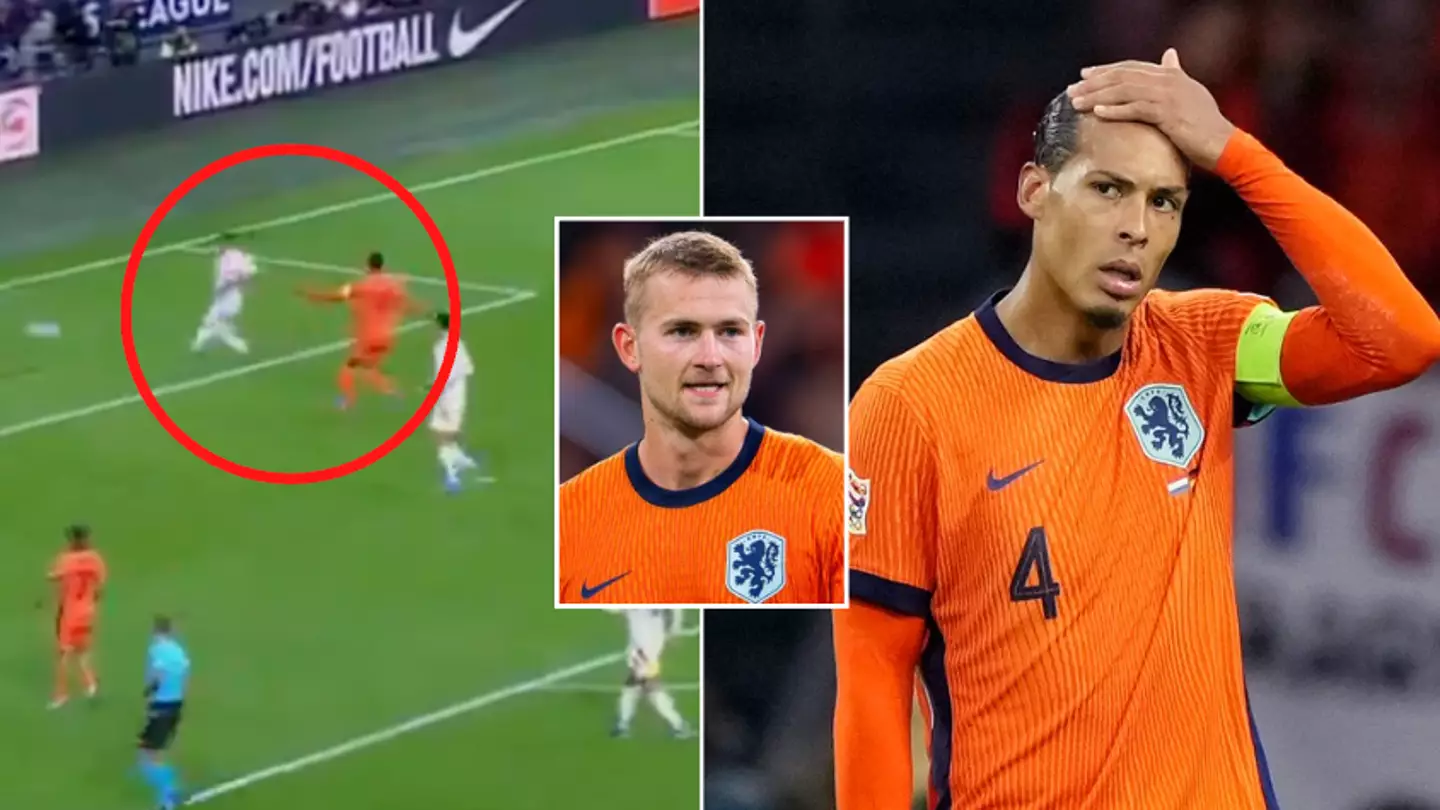 Virgil van Dijk called out for major error against Germany as Man Utd fans rush to defend Matthijs de Ligt