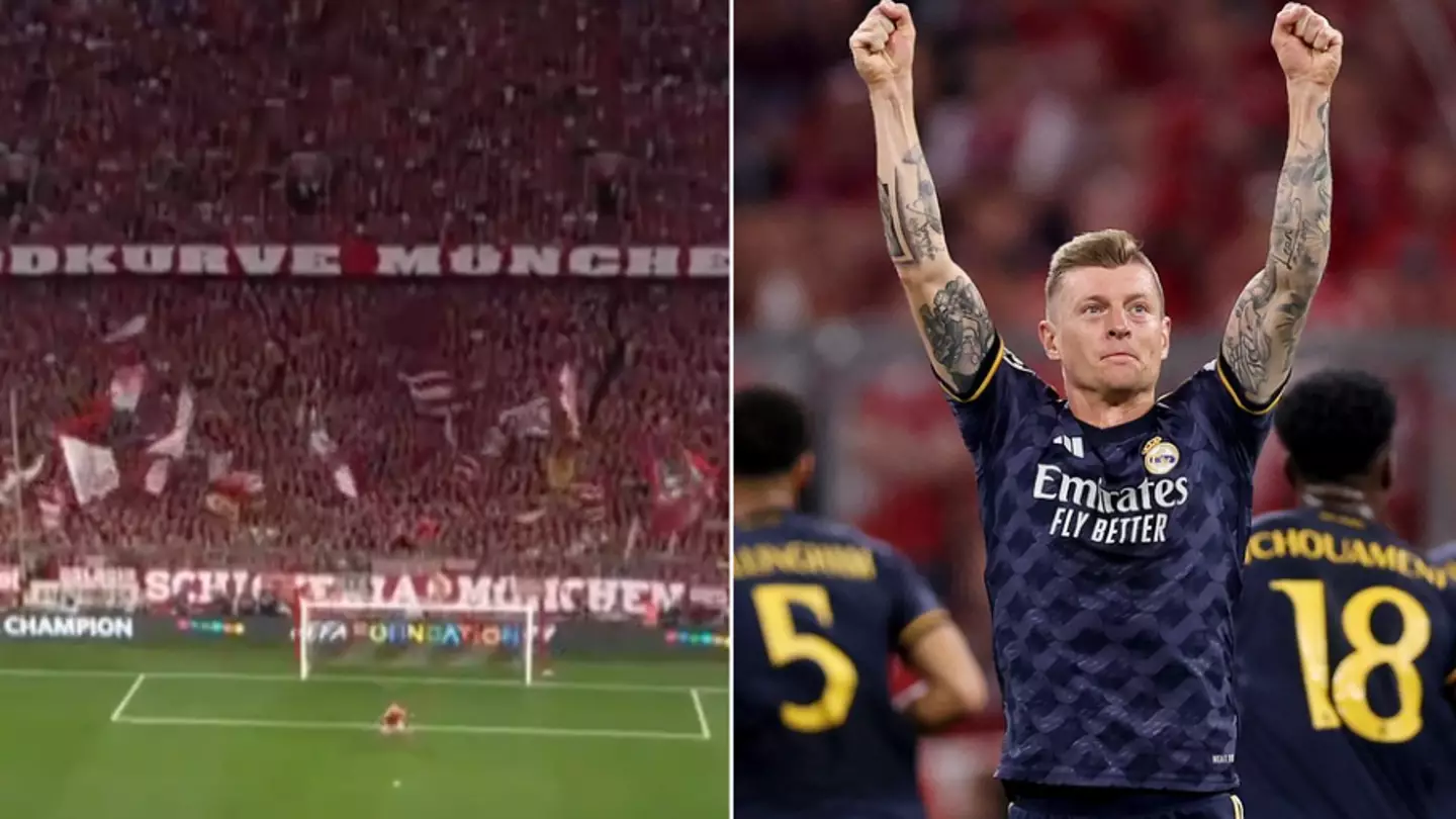 Fans completely shocked at the reception Toni Kroos has received against Bayern Munich