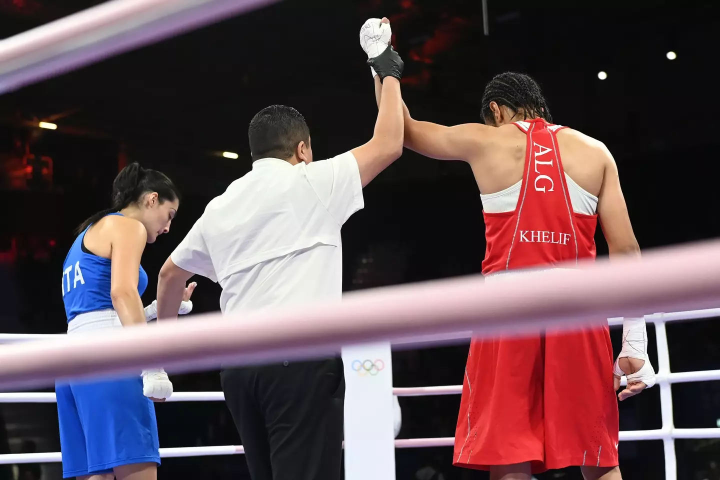 Imane Khelif will fight again on Saturday (Getty)