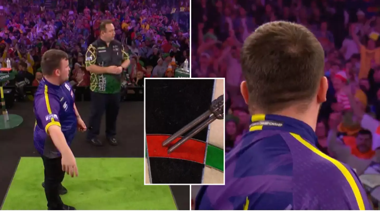 Luke Littler gets Ally Pally crowd involved as he attempts 'big fish' checkout, he's something else