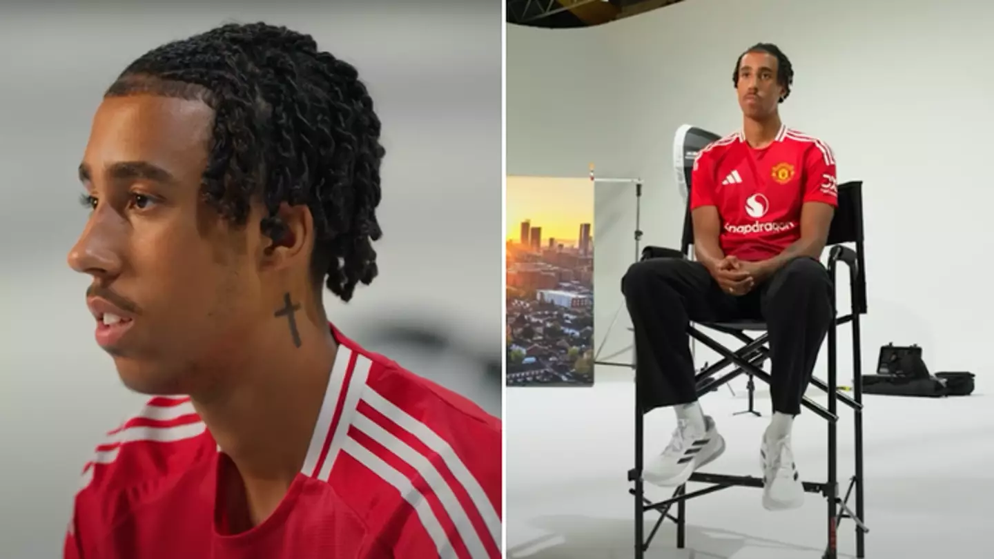 Man Utd fans tell Lery Yoro to 'stop the cap' with interview answer that's got everyone talking