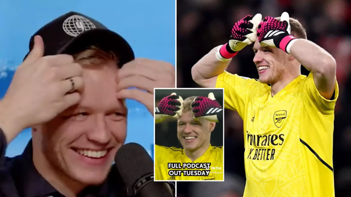 Aaron Ramsdale's 'curtains' celebration vs. Man Utd shows his mentality is unmatched