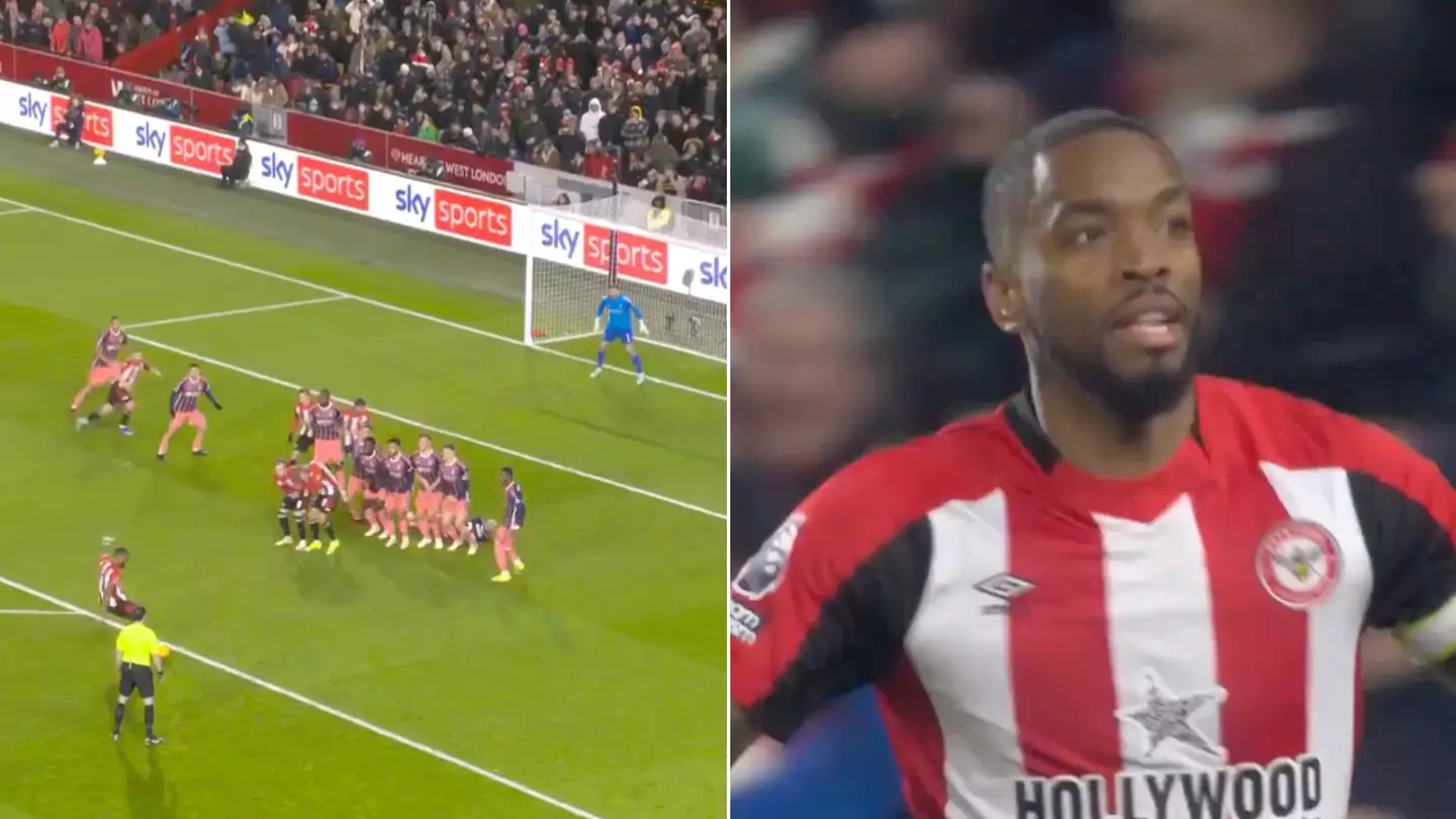 Ivan Toney scores for Brentford in comeback game with audacious free kick, his celebration was emotional