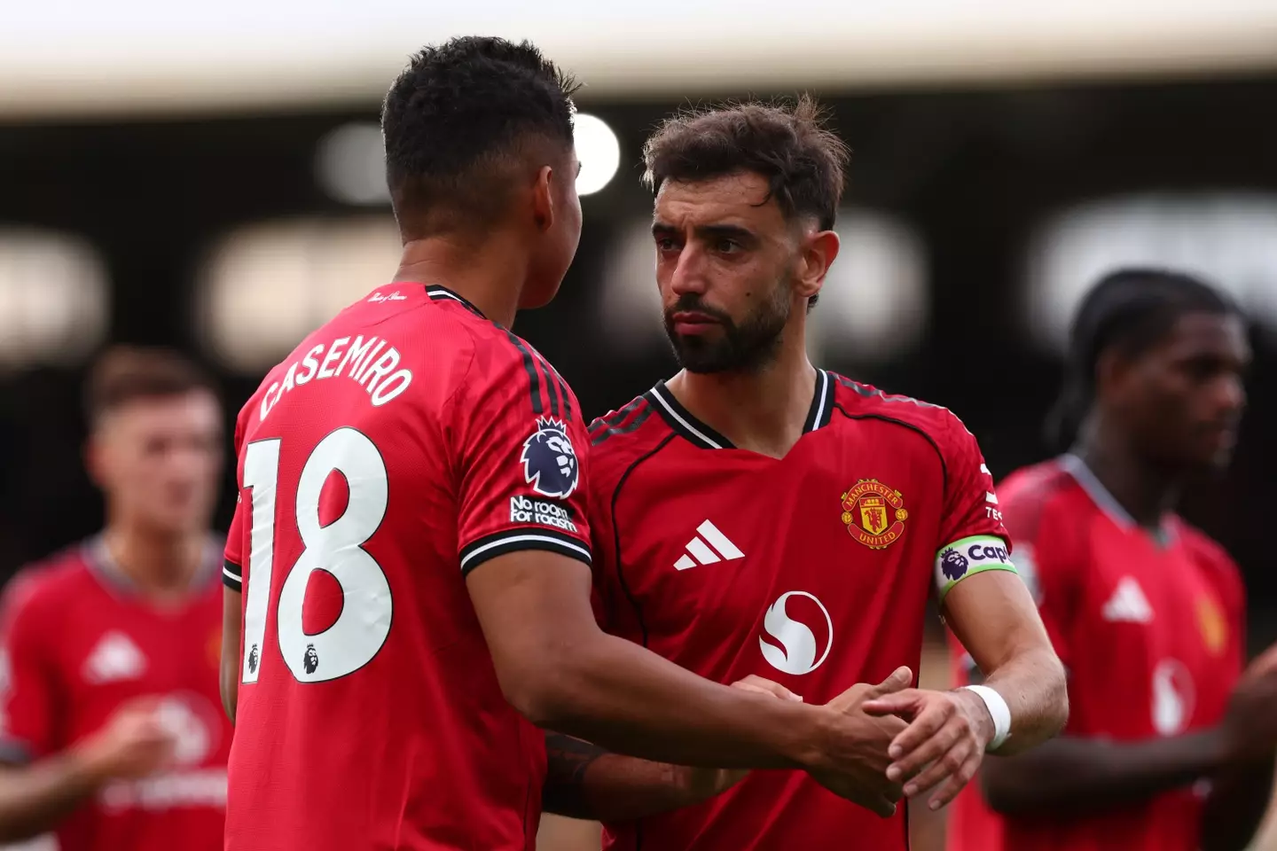 Alex Iwobi said Fulham were able to 'exploit' Bruno Fernandes and Casemiro. Image: Getty