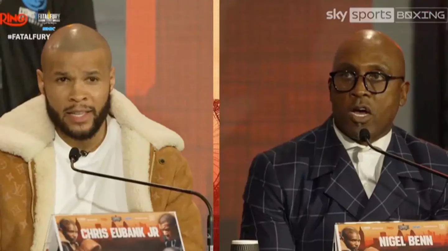Conor Benn completely loses it with Chris Eubank Jr after hearing what he said to his dad Nigel