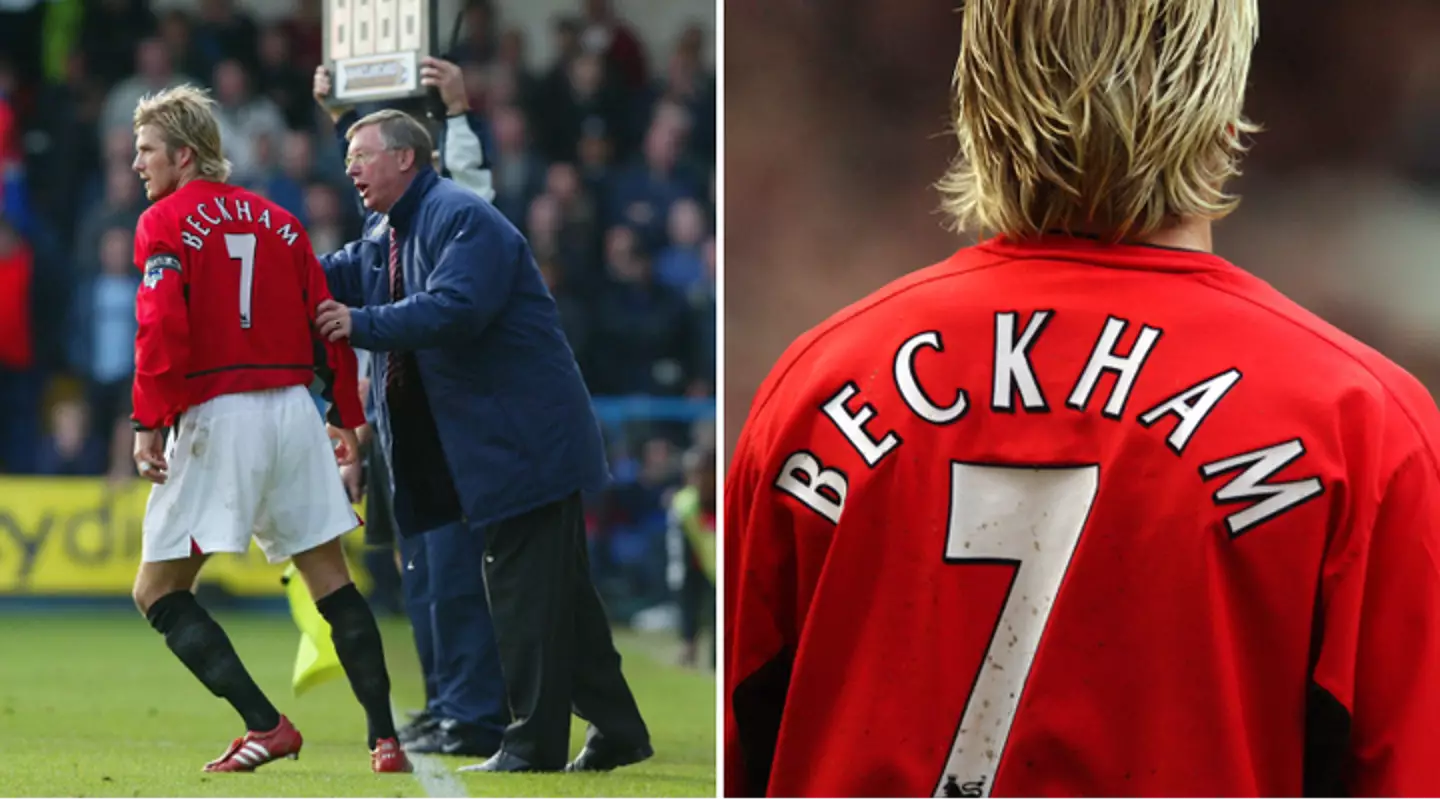 David Beckham had his favourite shirt number taken off him by Sir Alex Ferguson, it's not No.7