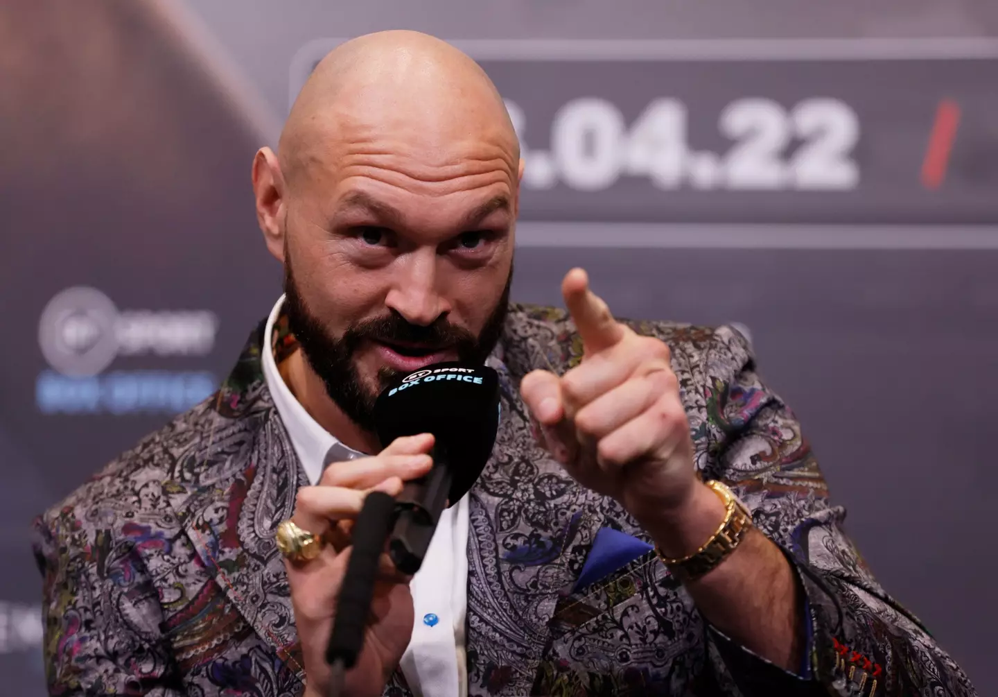 Fury is planning a trip to Qatar following tonight's fight. (Image