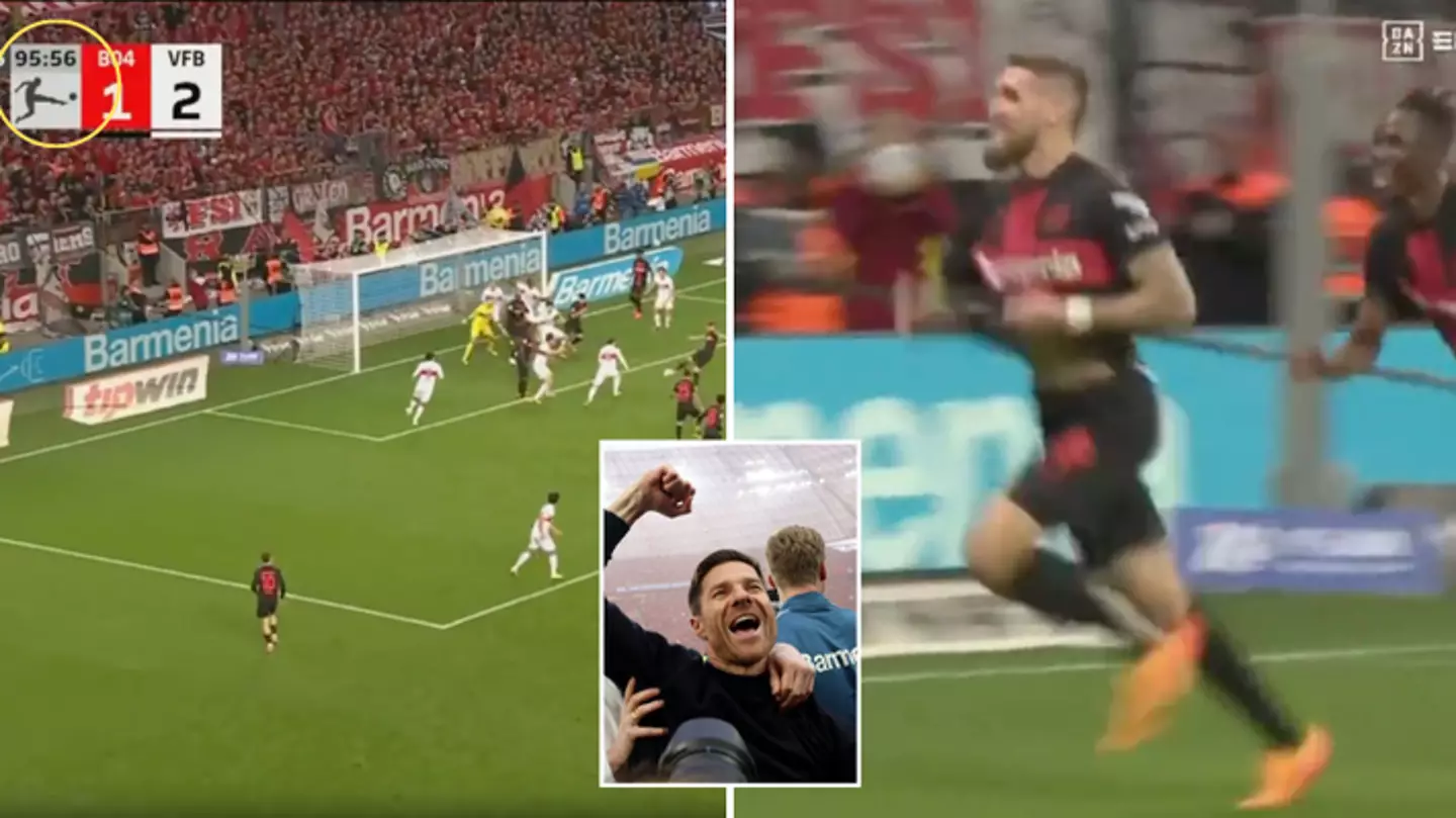 Bayer Leverkusen score another 97th-minute equaliser to keep their crazy unbeaten season going