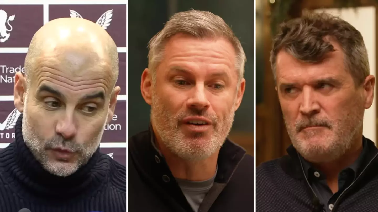 Jamie Carragher claims Man City boss Pep Guardiola is 'terrified' of Roy Keane