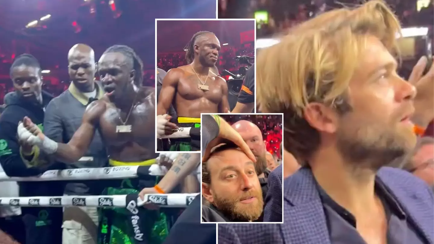 New footage emerges of furious KSI confronting judges after Tommy Fury defeat