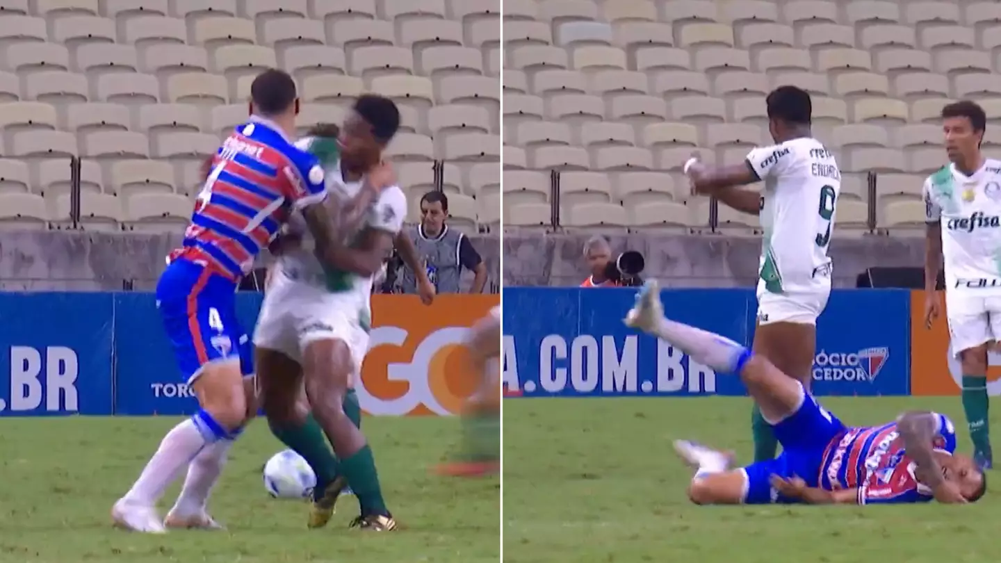 Real Madrid bound Endrick punches opponent during match but somehow escapes punishment