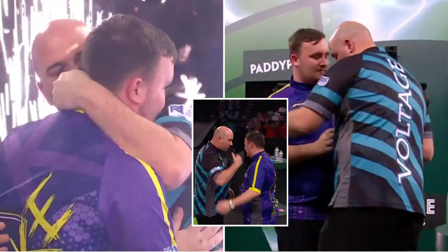 Luke Littler reveals what Rob Cross said to him after World Darts Championship semi-final