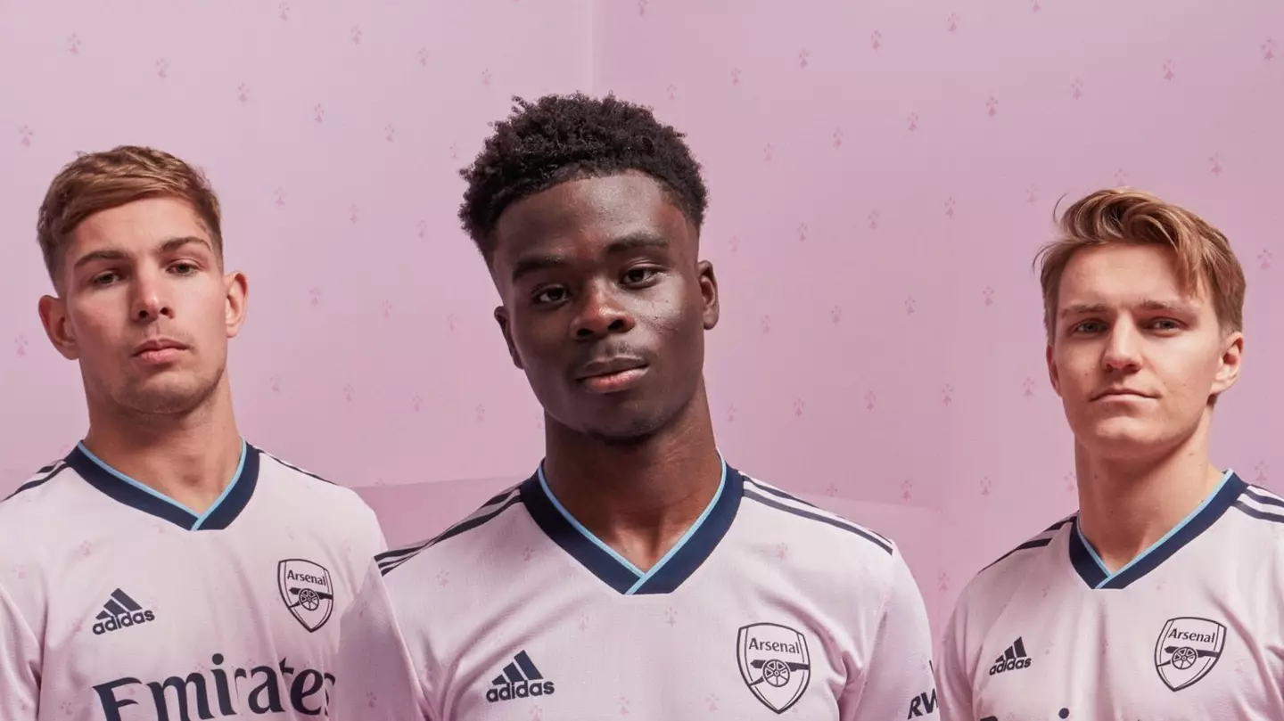 Arsenal Release Stylish Pink Third Kit