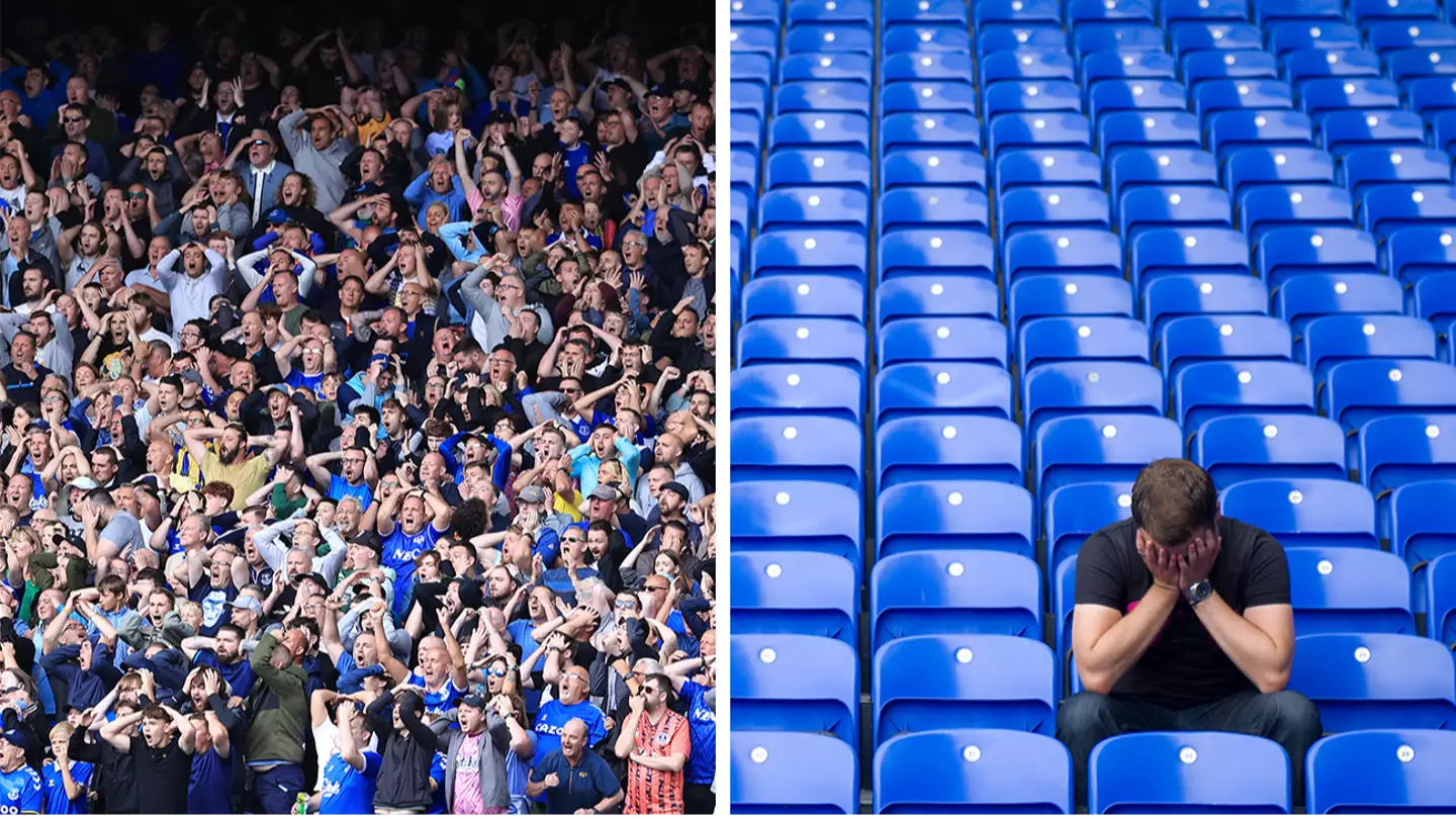 Everton fans are only backing themselves to get relegated this season