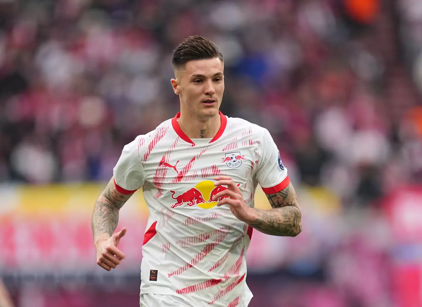 Benjamin Sesko wants to join Manchester United this summer. Image: Getty