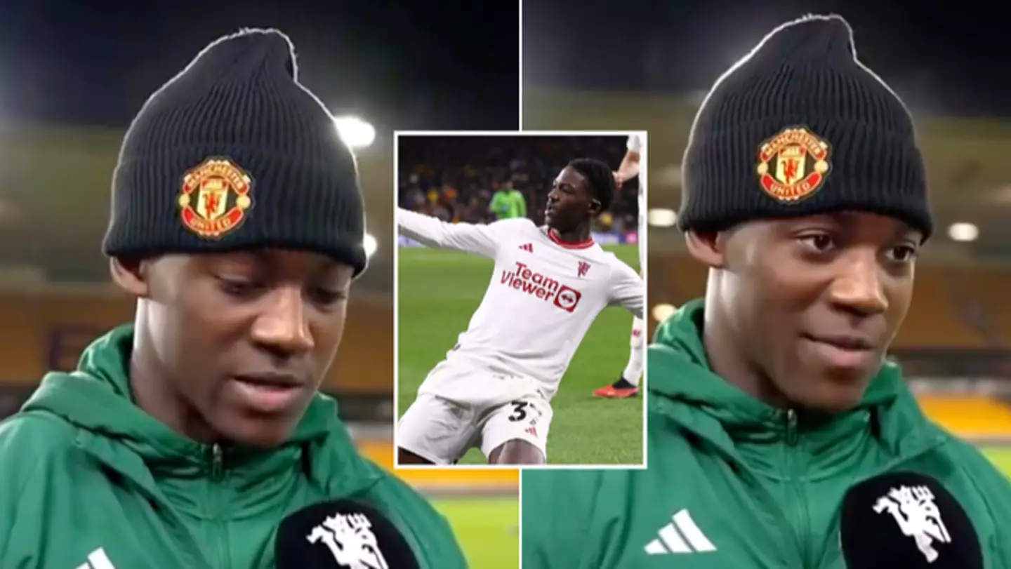 Man Utd fans blown away by Kobbie Mainoo's 'mature' interview after win over Wolves