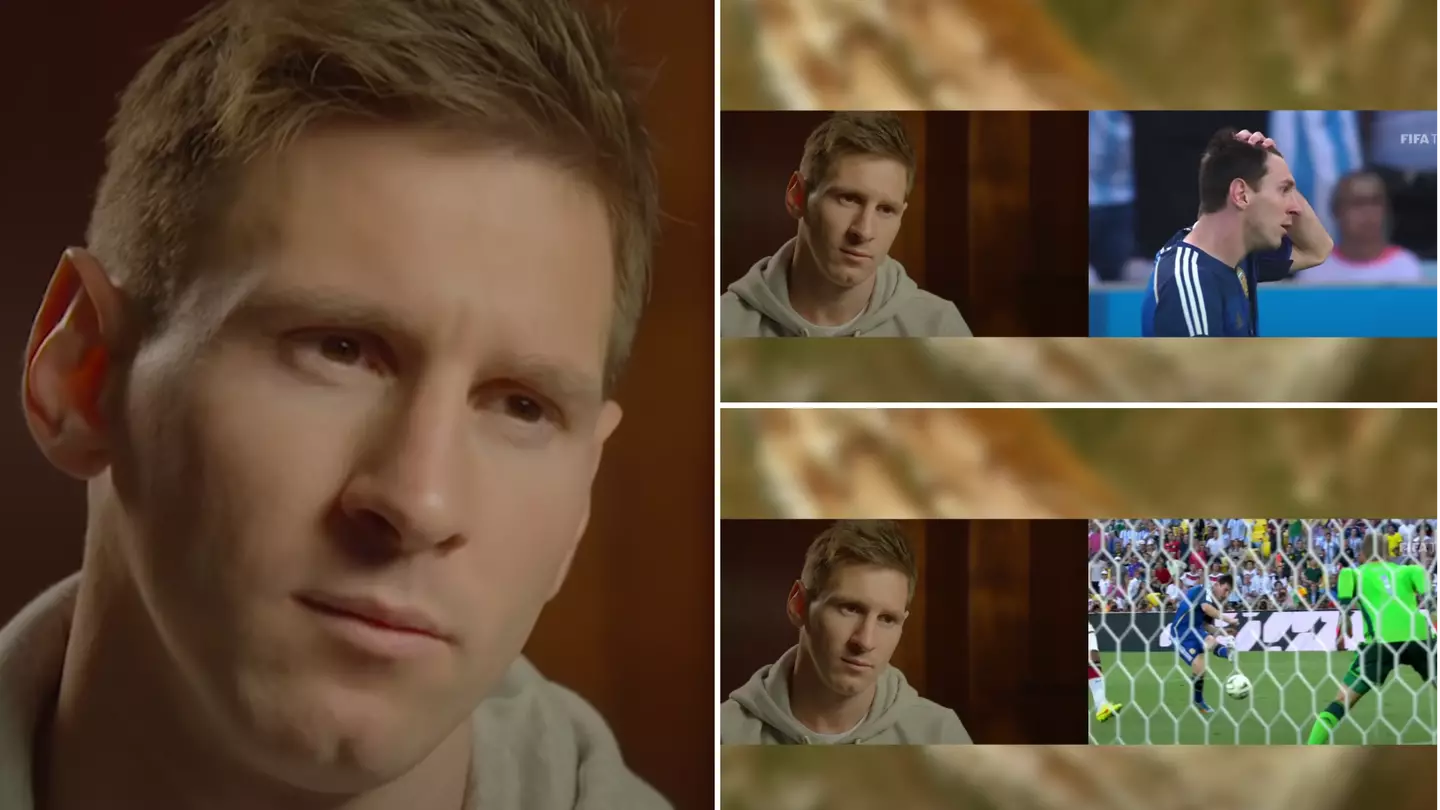 An emotional Lionel Messi watching Argentina lose the 2014 World Cup final is still so painful