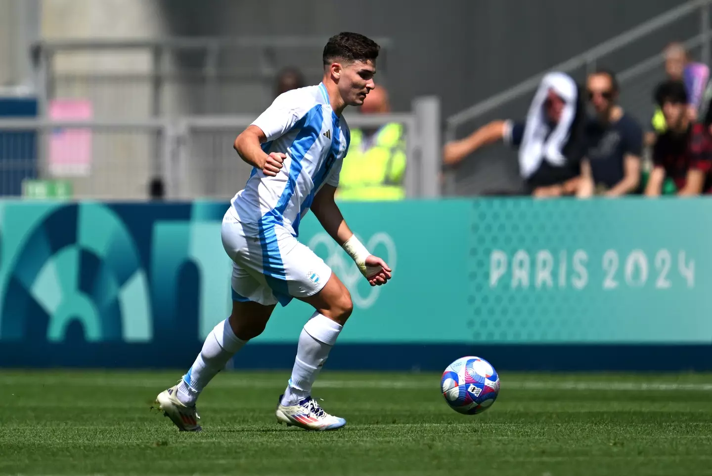 Manchester City's Julian Alvarez. (