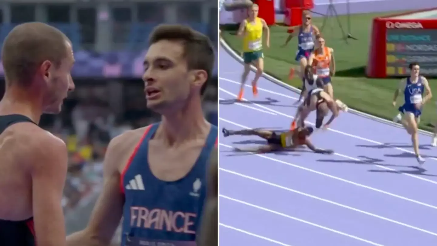 French runner reveals what he said to Team GB star who squared up to him in ugly bust-up at Olympics