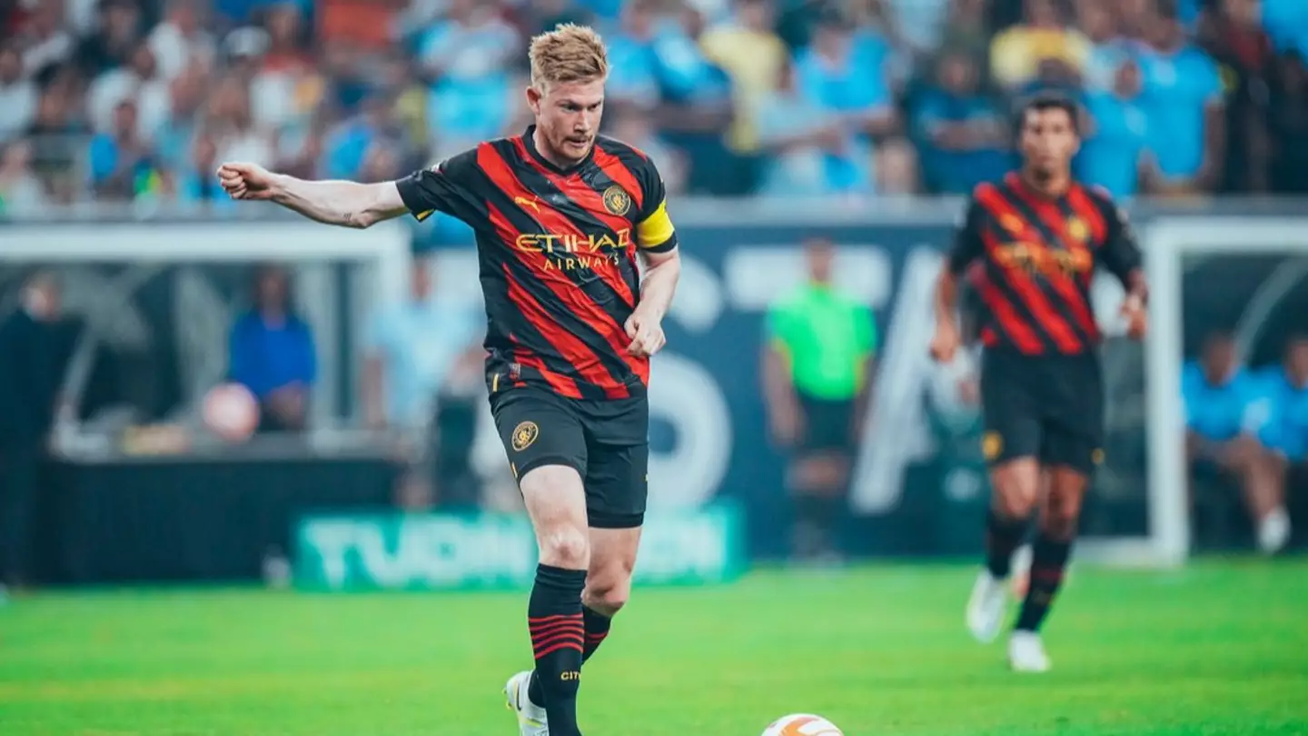 Kevin De Bruyne in pre-season (Image: Alamy)