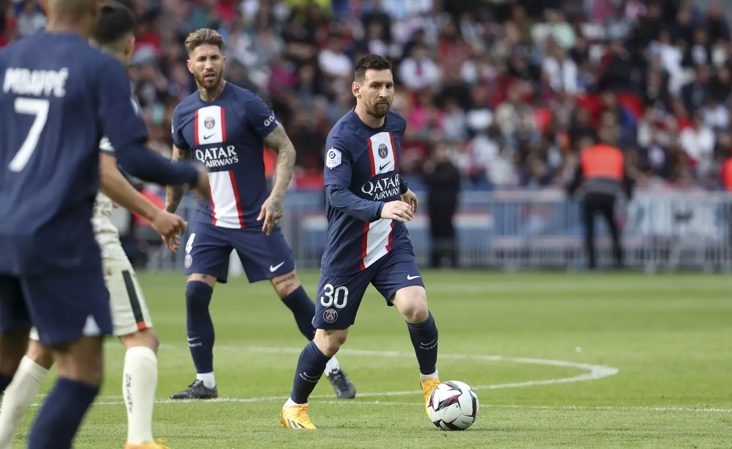 Lionel Messi in action for Paris Saint-Germain. Image: Alamy