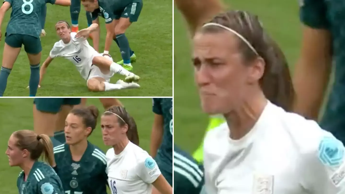 BBC Apologise To Viewers For Jill Scott's 'Iconic' Reaction To Being Fouled By Germany Player