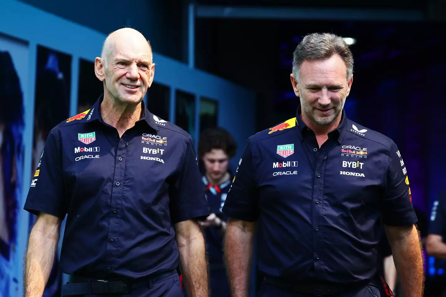 Adrian Newey and Christian Horner (Image: Getty)
