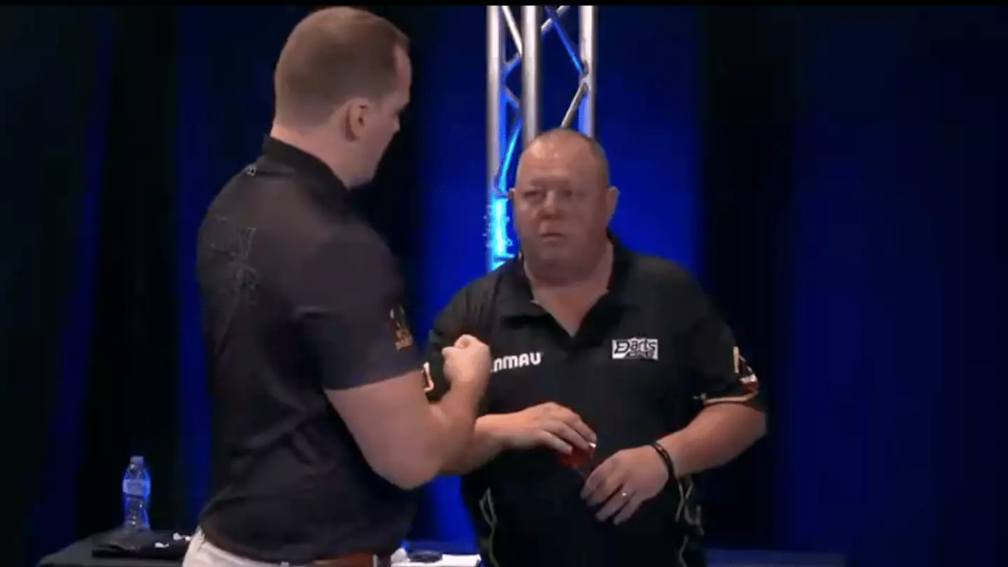 Darts Star Awkwardly Refuses Opponent’s Fist Bump After ‘Thinking He’d Won Game’